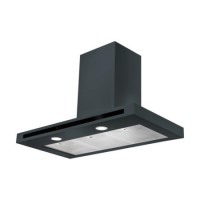 Rangemaster Hi-Lite Slimline 90cm Chimney Cooker Hood - Slate Grey