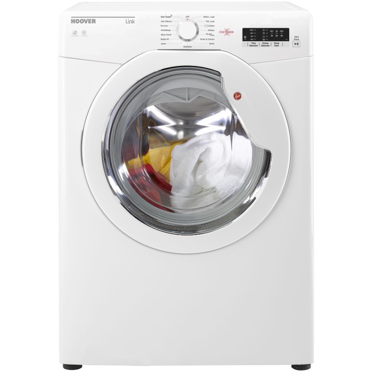GRADE A3 - Hoover HLV8LG Link 8kg Freestanding Vented Sensor Tumble Dryer With One Touch - White