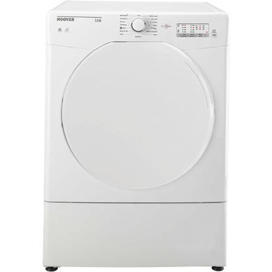 Hoover HLV9LF Link With One Touch 9kg Freestanding Sensor VentedTumble Dryer - White With Plastic Door