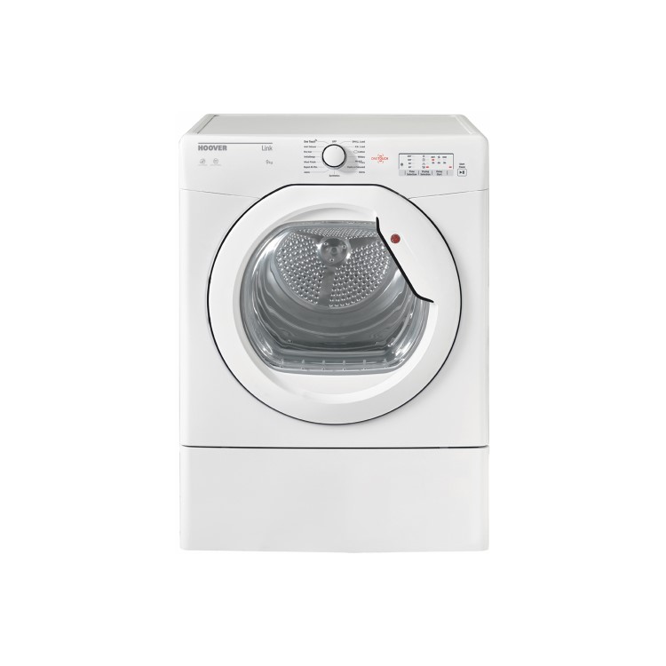 Refurbished Hoover HLX V9TG80 Freestanding Vented 9KG Tumble Dryer White