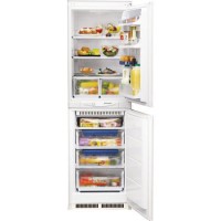 GRADE A2 - HOTPOINT HM325FF 228 Litre Integrated Fridge Freezer 50/50 Split 174cm Tall Frost Free 55cm Wide - White