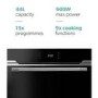 Hoover 44L Built-in Compact Combination Microwave Oven - Stainless Steel