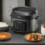 Hisense HMC6SBUK 6L Multicooker - Stainless Steel & Black