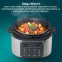 Hisense HMC6SBUK 6L Multicooker - Stainless Steel & Black