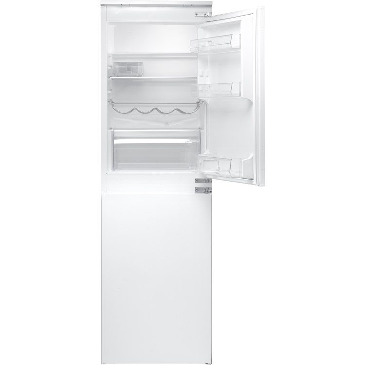 GRADE A1 - Hotpoint HMCB50501AA 54cm Wide 50-50 Integrated Upright Fridge Freezer - White