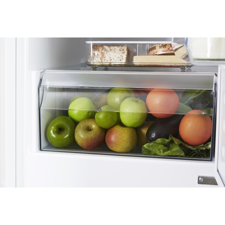 HOTPOINT HMCB7030AA 255 Litre Integrated Fridge Freezer 70/30 Split 177cm Tall Low Frost 54cm Wide - White