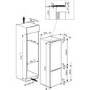 HOTPOINT HMCB7030AA 255 Litre Integrated Fridge Freezer 70/30 Split 177cm Tall Low Frost 54cm Wide - White