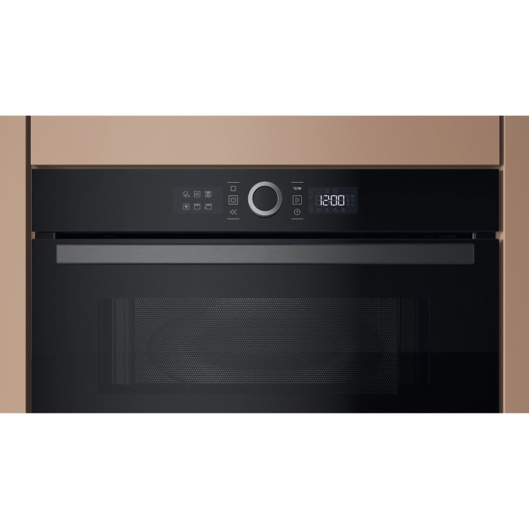 Refurbished Hotpoint Class 4 HMD44MBUK Built In Microwave and Grill - Black