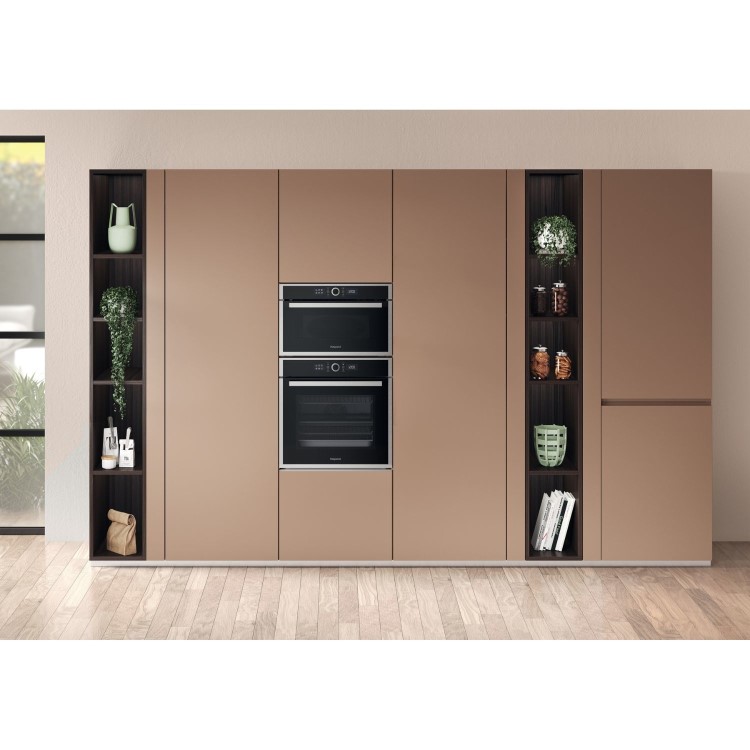 GRADE A1 - Hotpoint Class 4 Built-In Microwave & Grill - Stainless Steel