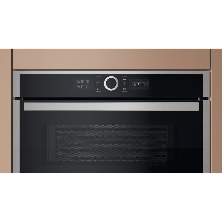 GRADE A1 - Hotpoint Class 4 Built-In Microwave & Grill - Stainless Steel