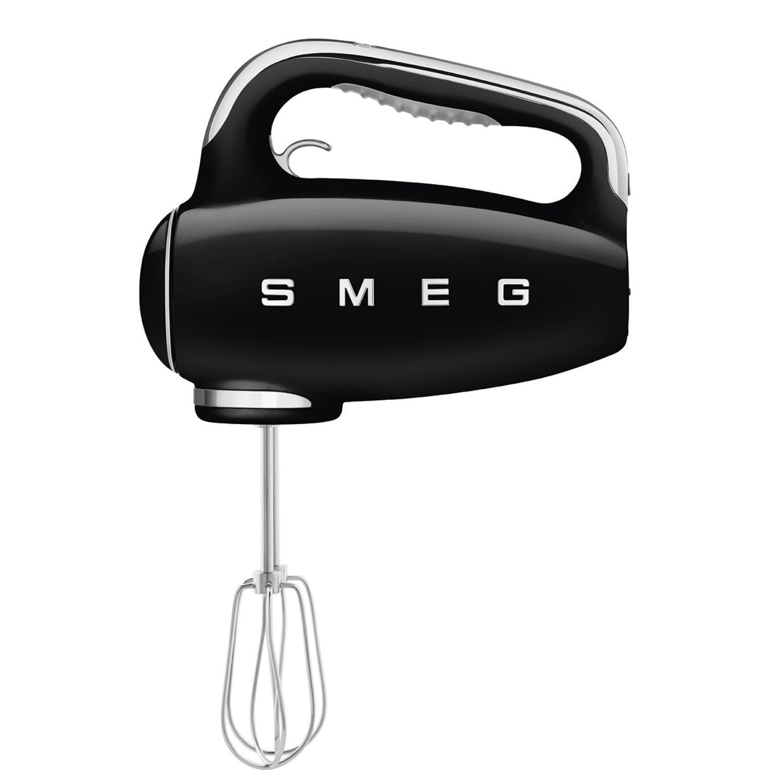 Smeg HMF01BLUK Hand Mixer with Turbo Function, 3 Attachments, LED Display Black - Image 2