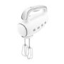 Smeg Hand Mixer 50’s Style White Electric Hand Mixer with Accessories - HMF01WHUK