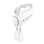 Smeg Hand Mixer 50’s Style White Electric Hand Mixer with Accessories - HMF01WHUK