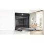 Bosch Series 8 Electric Single Oven With Microwave Function - Black