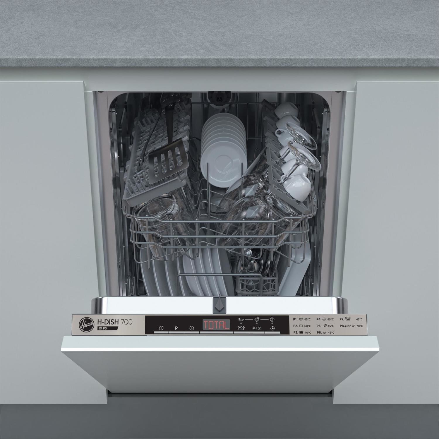 Hoover H Dish 700 10 Place Settings Fully Integrated Dishwasher