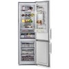 GRADE A1 - Hoover HMNV6202XKWIFI 200x60cm Total No Frost Freestanding Fridge Freezer With WiFi - Stainless Steel