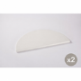 Boss Grill Half Moon Heat Deflector for 22" Boss Grill Ceramic BBQs 