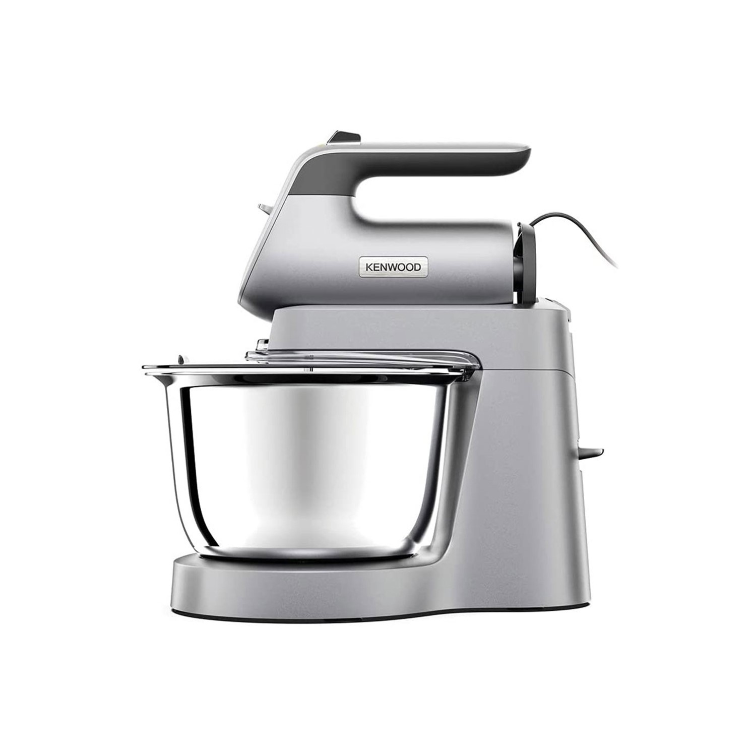 Kenwood HMP54 Chefette Stand Mixer 650W Food Mixer with 3.5L Rotating Bowl 5 Speeds Turbo Function & Hand Mixer Silver