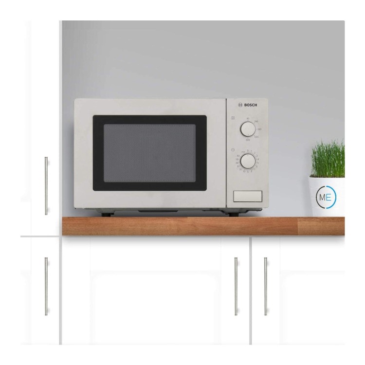 Bosch Series 2 17L Microwave - Brushed Steel
