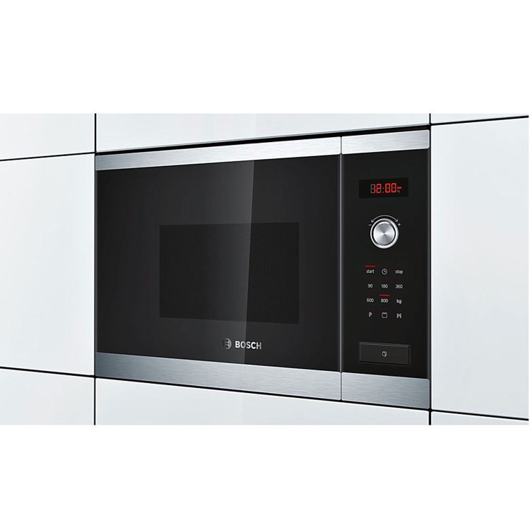 Bosch HMT75G654B 20L Stainless Steel Built-in Microwave With Grill