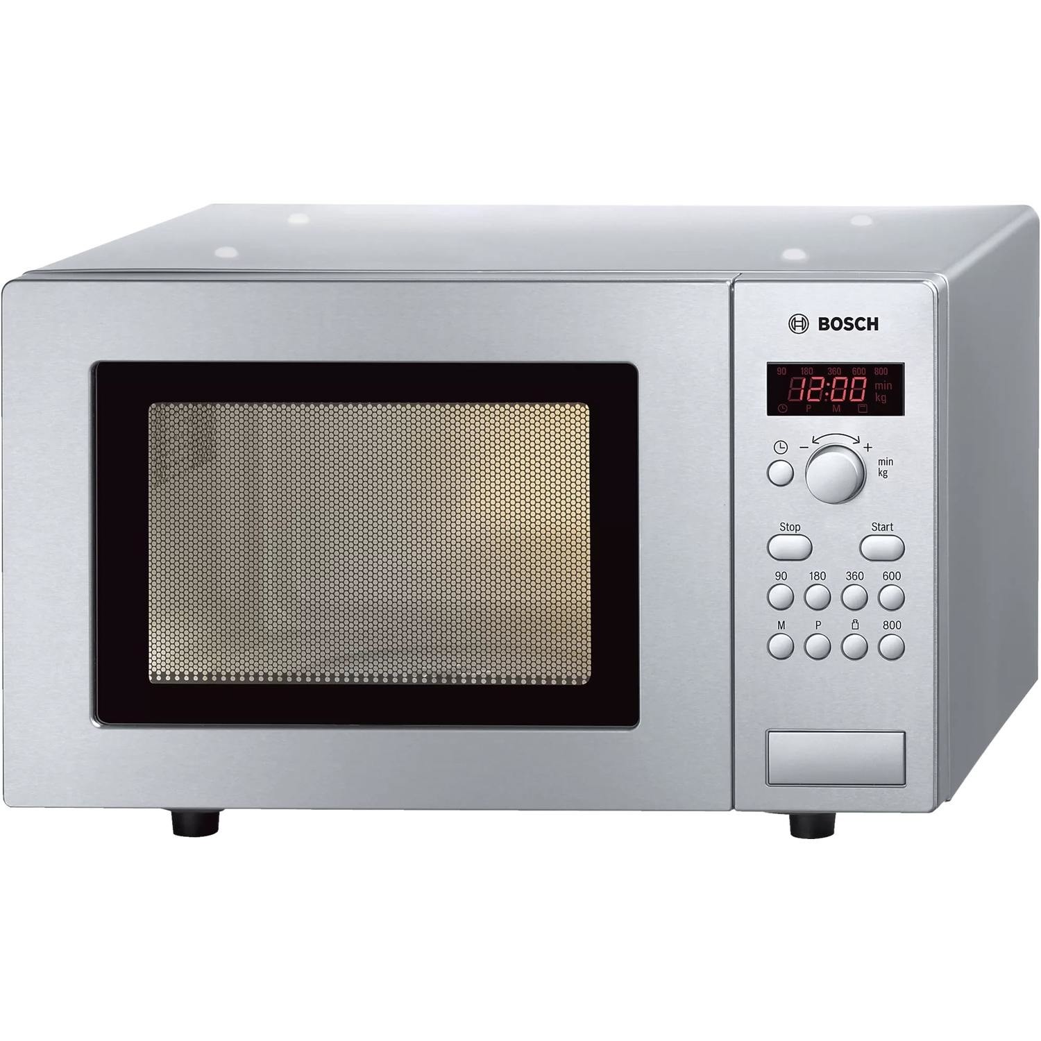 Bosch 17L Digital Solo Microwave Oven - Stainless Steel