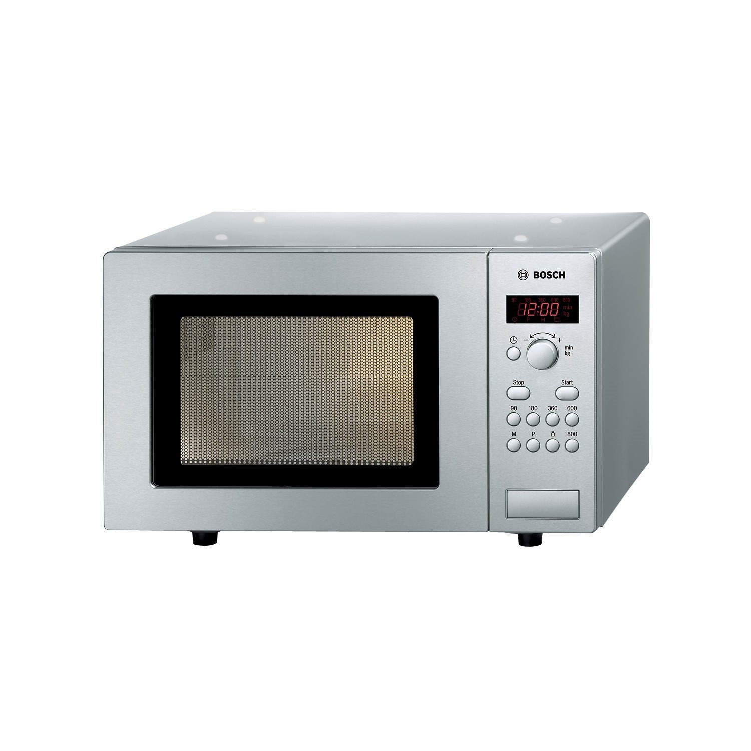 Refurbished Bosch HMT75M451B 17L 800W Digital Microwave Stainless Steel