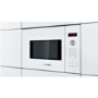 Bosch HMT75M624B Serie 6 White Built-in Microwave Oven For 60cm Wide Cabinet