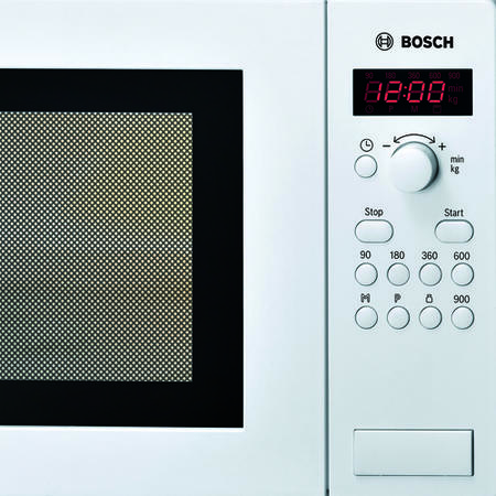GRADE A2 - Bosch HMT84M421B 25L Digital Microwave Oven - White