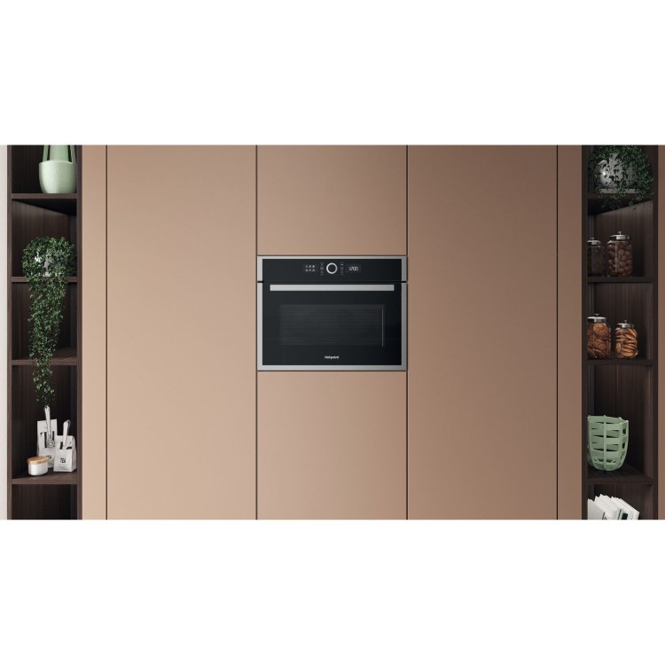 Hotpoint Class 4 Built-In Microwave & Grill - Stainless Steel