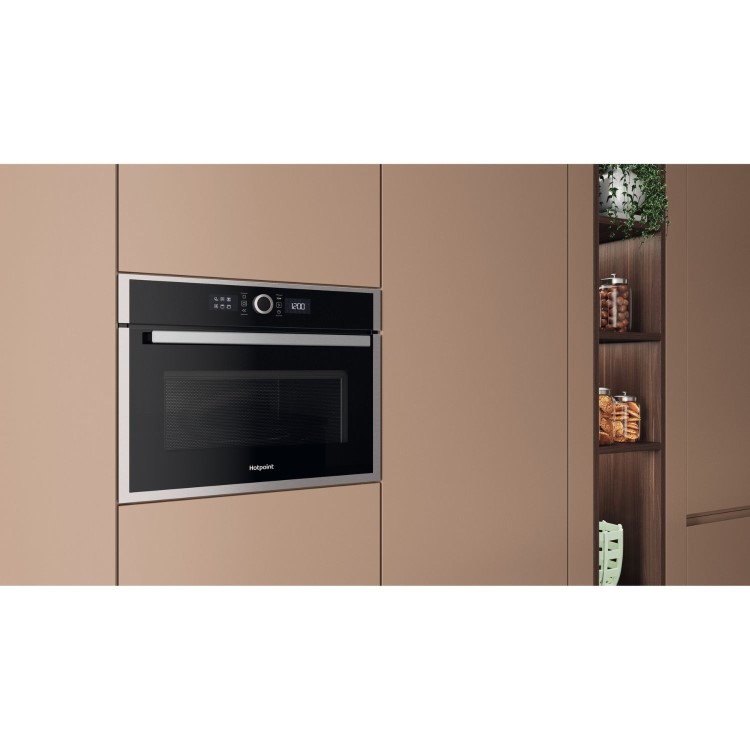 Hotpoint Class 4 Built-In Microwave & Grill - Stainless Steel