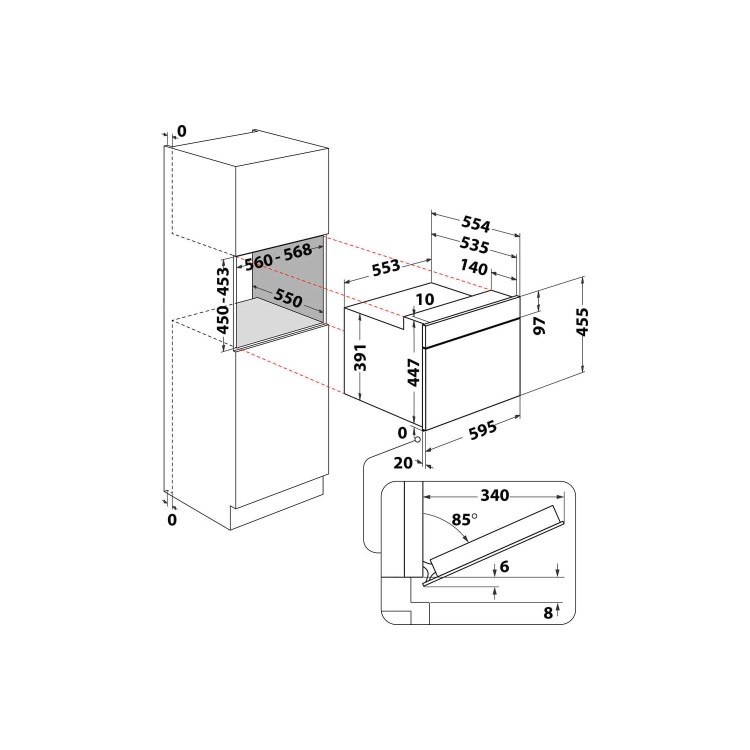 Hotpoint Built-In Combination Microwave Oven - Stainless Steel
