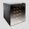 GRADE A3 - Husky HN5 16 Bottle Freestanding Counter Top Wine Cooler Single Zone 43cm Wide 52cm Tall - Black