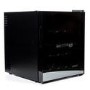 Refurbished Husky HN5 16 Bottle Freestanding Counter Top Wine Cooler Single Zone 43cm Wide 52cm Tall - Black