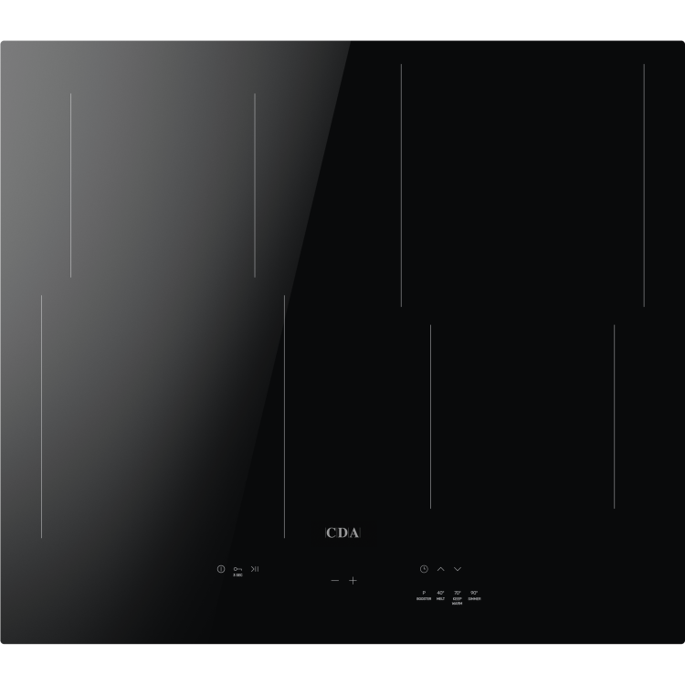 Refurbished CDA HN6112FR 60cm 4 Zone Induction Hob Black