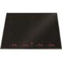 CDA HN6840FR 58cm Touch Control FlexiZone Frameless Induction Hob Black