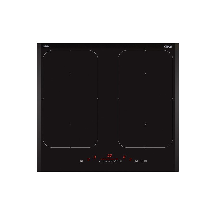Refurbished CDA HN6841FR 60cm 4 Zone Induction Hob with Dual Bridge Zones