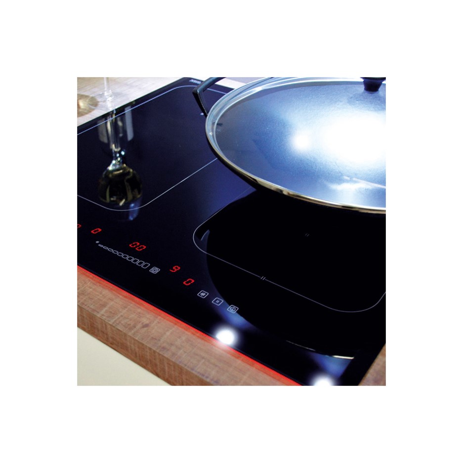 CDA HN6841FR Induction Hob 60Cm Front Control With Booster On All Zones