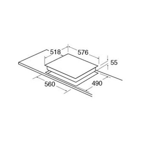CDA 60cm 4 Zone Induction Hob with Dual Bridge Zones