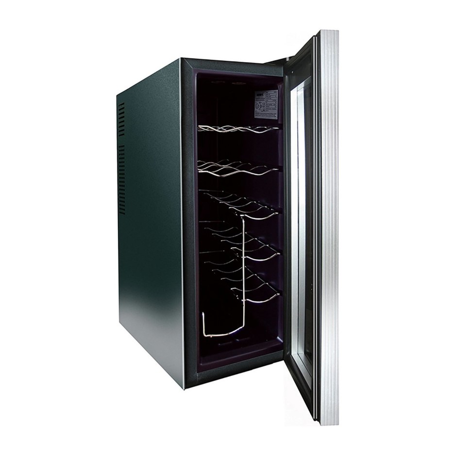 Husky HN6 12 Bottle Freestanding Under Counter Wine Cooler Single Zone