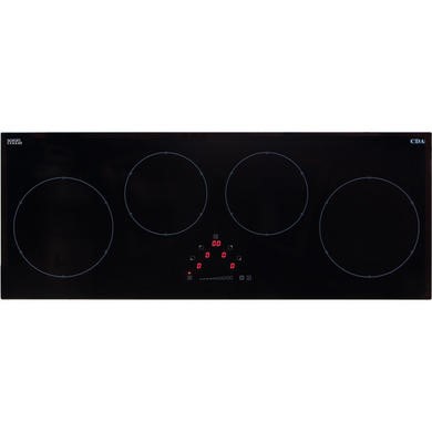 Refurbished CDA HN9626FR Induction Hob 4 Zone Linear Front Touch Control 12 Power Levels