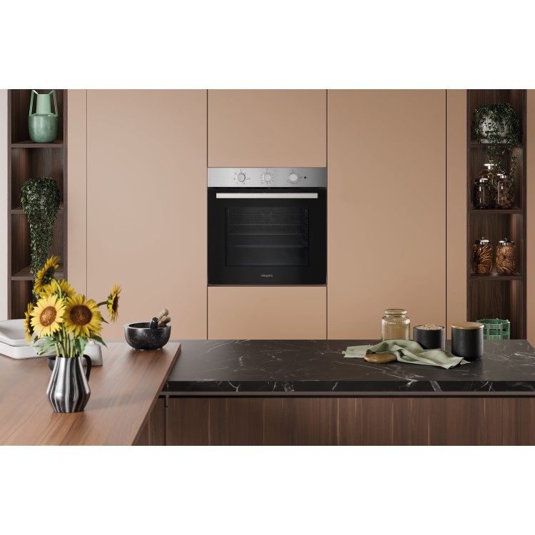 Hotpoint Class 2 HO235HXUK Electric Fan Assisted Single Oven - Stainless Steel
