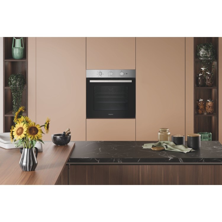 Hotpoint Class 2 Electric Fan Assisted Single Oven - Stainless Steel