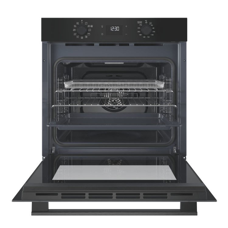 Hotpoint Class 2 Electric Fan Assisted Single Oven with Air Fry - Black