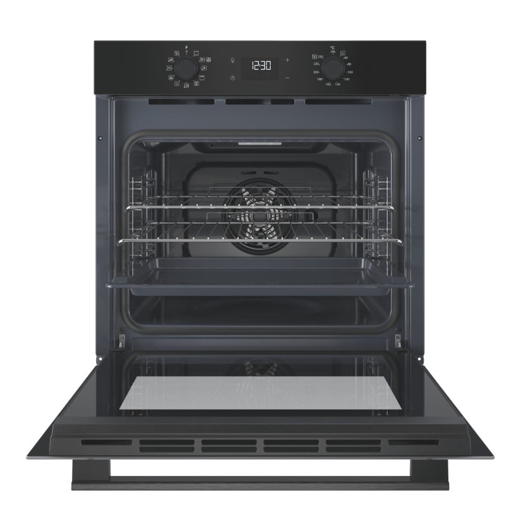 Hotpoint Class 2 Electric Fan Assisted Single Oven - Black