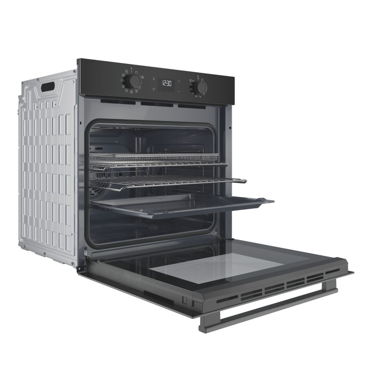 Hotpoint Class 2 Electric Fan Assisted Single Oven with Air Fry  - Black