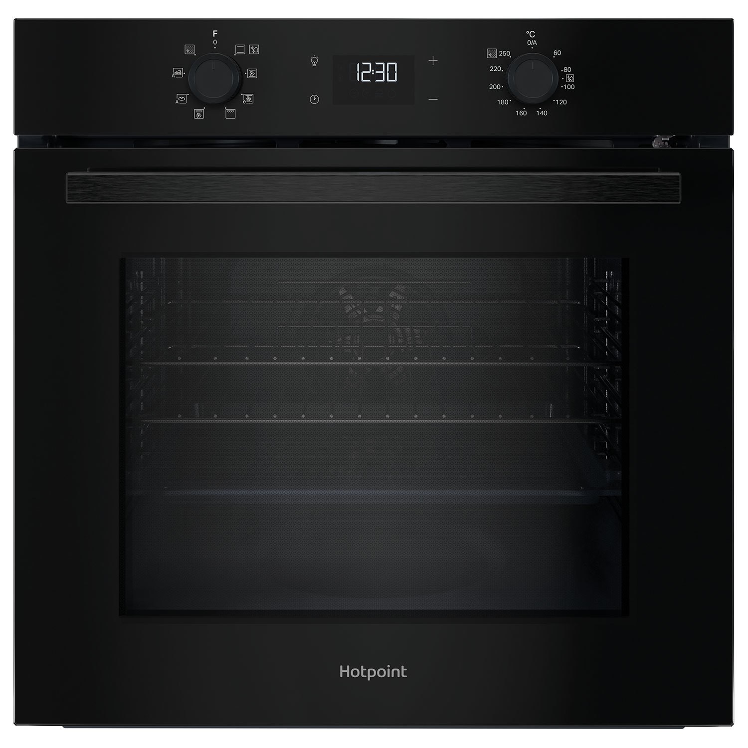 Hotpoint HO475PBUK Built In Electric Single Oven in Black 71L
