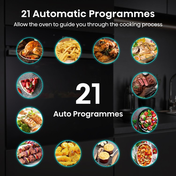 Hisense HO66FAPizzaChef Blackline PizzaChef Electric Single Oven - Black