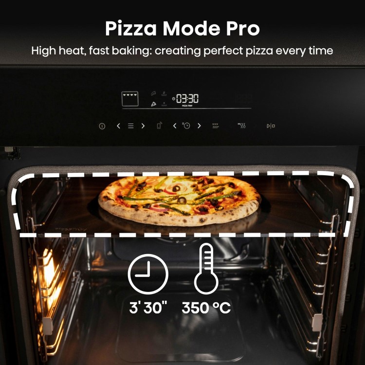 Hisense HO66FAPizzaChef Blackline PizzaChef Electric Single Oven - Black