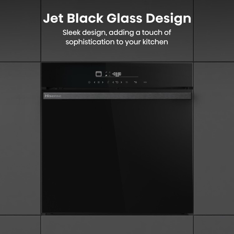 Hisense HO66FAPizzaChef Blackline PizzaChef Electric Single Oven - Black