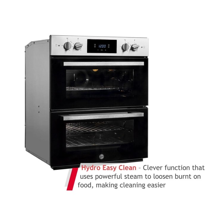 Hoover HO7DC3B308IN Built-Under Electric Double Oven - Stainless Steel